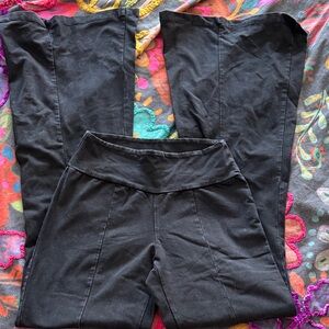 Elegant Black Bell Bottom Women's Pants